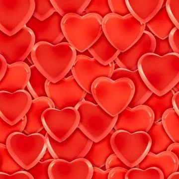 Seamless heart background pattern Stock Photos
