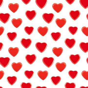 Seamless heart background pattern Stock Photos