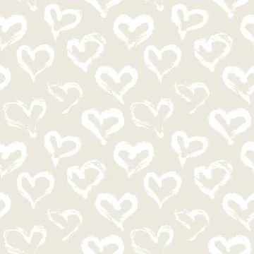 Seamless heart pattern Stock Illustration