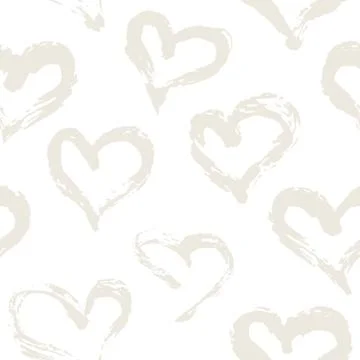 Seamless heart pattern Stock Illustration