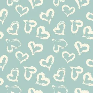 Seamless heart pattern. 스톡 일러스트
