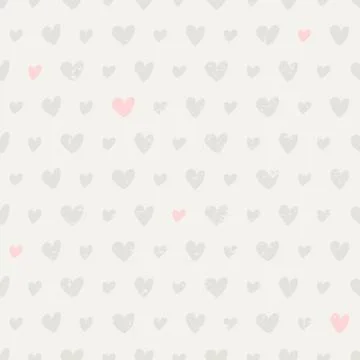 Seamless hearts pattern Stock Illustration