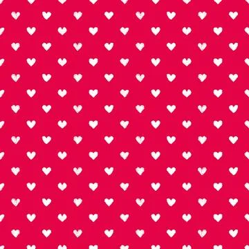 Seamless hearts pattern Stock Illustration