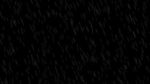 Seamless Heavy Rain Drops Overlay Loop - Transparent Background Weather Stock Footage 322150661