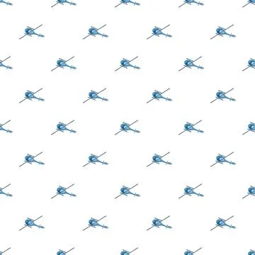Seamless helicopter pattern creating a repetition background design Stock Illustration