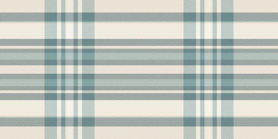 This seamless herringbone plaid pattern features a soft teal and cream color  Stock Illustration