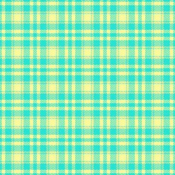 This seamless herringbone tartan pattern features vibrant turquoise and sof.. Stock Illustration