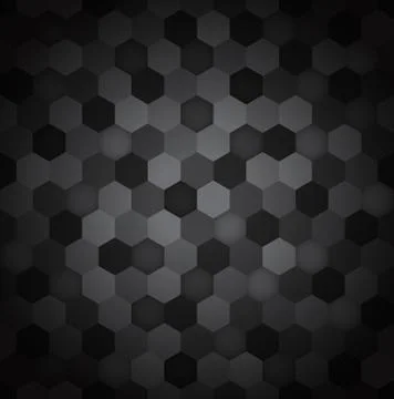 Seamless hexagon pattern abstract background Stock Illustration