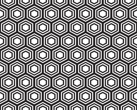 Seamless hexagon pattern Stock Illustration