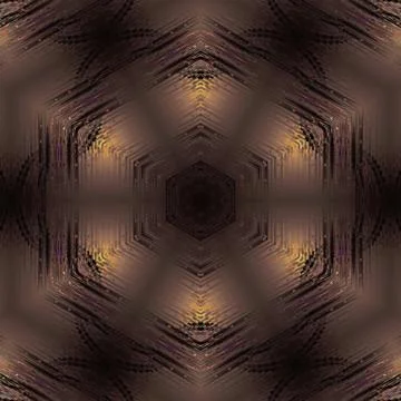 Seamless hexagon pattern metallic brown gold shiny Stock Illustration