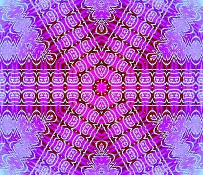 Seamless hexagon pattern violet purple Stock Illustration