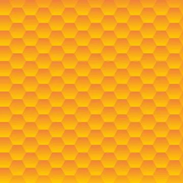 Seamless hexagonal cells vector texture Stock Illustration