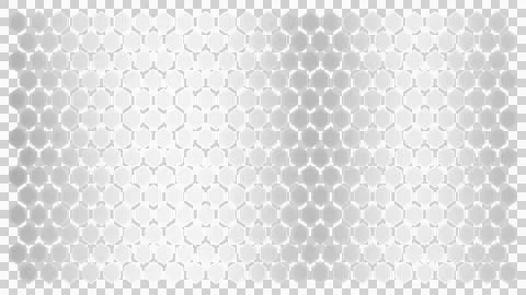 Seamless hexagonal geometric pattern featuring monochrome gradient Stockillustratie