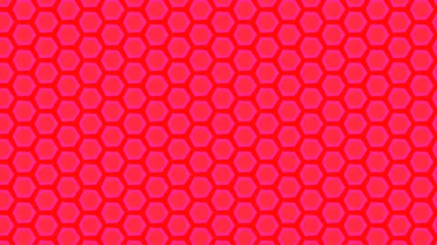 Seamless hexagonal honeycomb pattern in vibrant pink with a modern geometric Stock-Footage 301520538