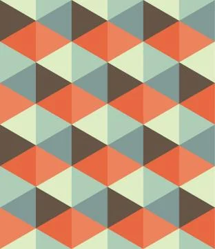 Seamless Hexagonal Pattern Stock Illustration