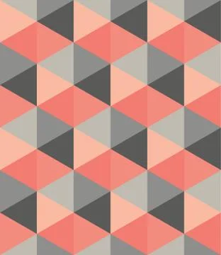 Seamless Hexagonal Pattern Stock Illustration
