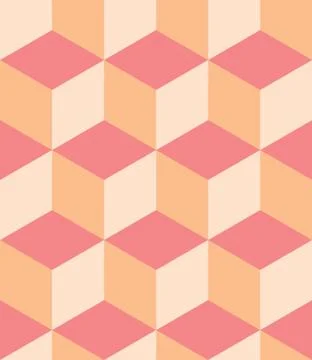 Seamless Hexagonal Pattern Stock Illustration