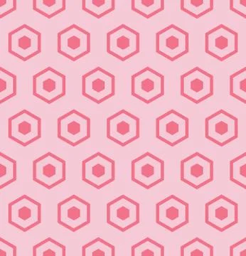 Seamless Hexagonal Pattern Stock Illustration