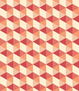 Seamless Hexagonal Pattern Stock Illustration
