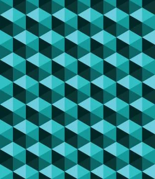 Seamless Hexagonal Pattern Stock Illustration