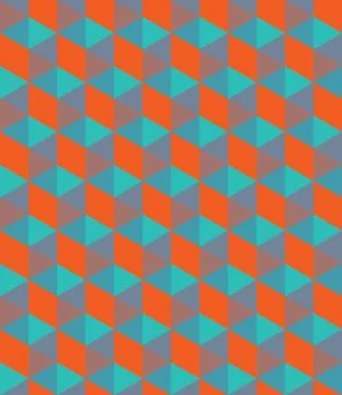 Seamless Hexagonal Pattern Stock Illustration