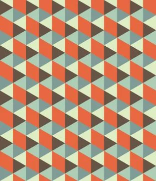Seamless Hexagonal Pattern Stock Illustration