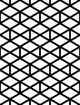 Seamless Hexagonal Pattern Stock Illustration