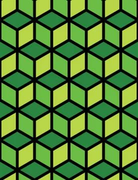 Seamless Hexagonal Pattern Stock Illustration