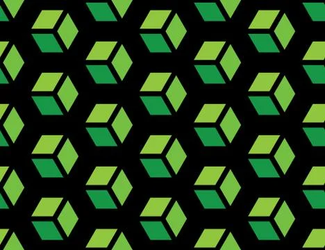 Seamless Hexagonal Pattern Stock Illustration