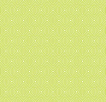 Seamless Hexagonal Pattern Stock Illustration