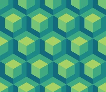 Seamless Hexagonal Pattern Stock Illustration