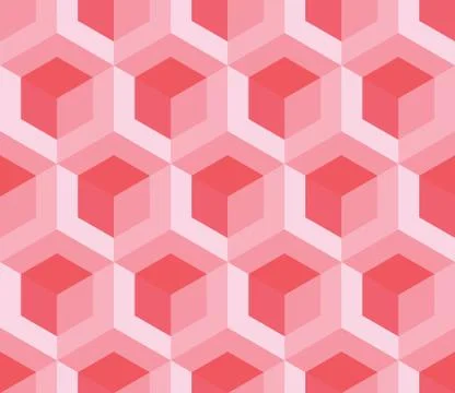 Seamless Hexagonal Pattern Stock Illustration