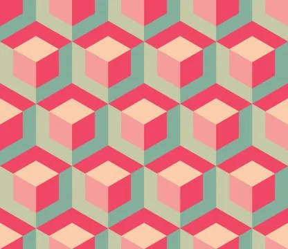 Seamless Hexagonal Pattern Stock-Illustration