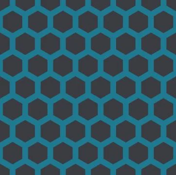 Seamless Hexagonal Pattern Stock Illustration