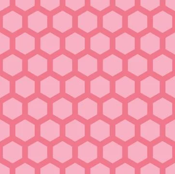 Seamless Hexagonal Pattern Stock Illustration