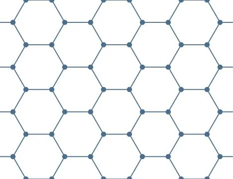 Seamless Hexagonal Pattern Stock Illustration