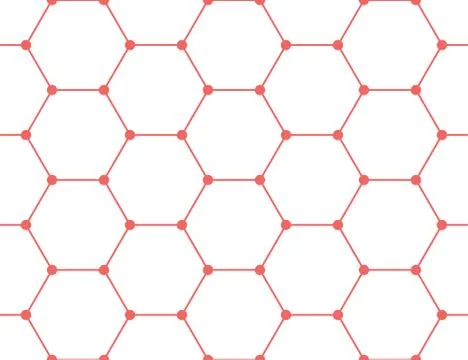 Seamless Hexagonal Pattern Stock Illustration