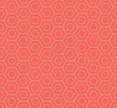 Seamless Hexagonal Pattern Stock Illustration