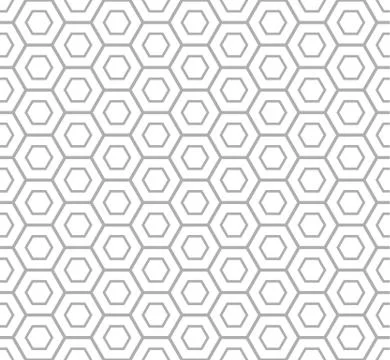 Seamless Hexagonal Pattern Stock Illustration