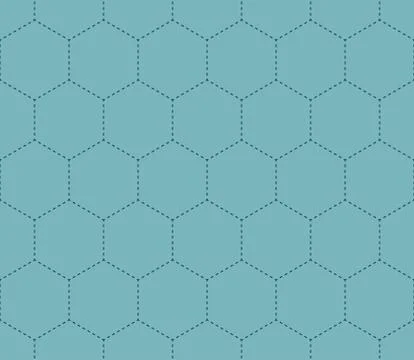 Seamless Hexagonal Pattern Stock Illustration