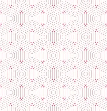 Seamless Hexagonal Pattern Stockillustratie