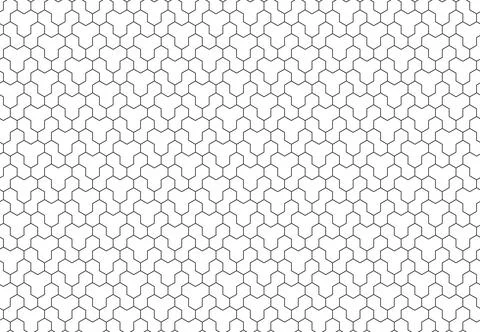 Seamless Hexagonal Pattern 스톡 일러스트