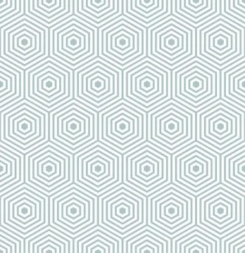 Seamless Hexagonal Vector Pattern 스톡 일러스트