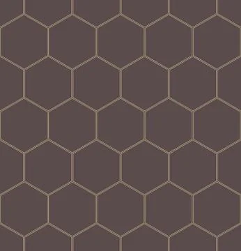 Seamless Hexagonal Vector Pattern 스톡 일러스트