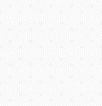 Seamless Hexagonal Vector Pattern Illustration