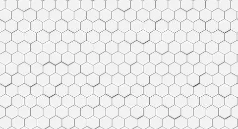 Seamless hexagons background Stock Illustration