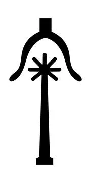 Seamless hieroglyphs Stock Illustration