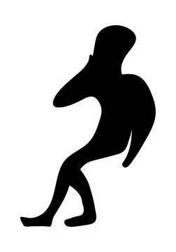 Seamless hieroglyphs Stock Illustration