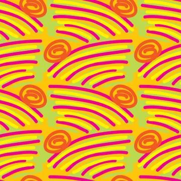 Seamless Hills Pattern Stock Illustration