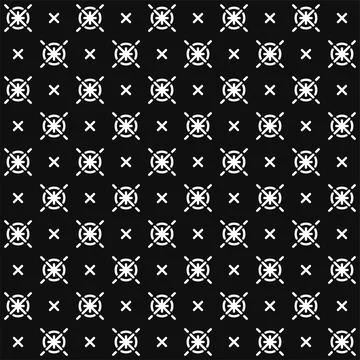 Seamless Hipster Abstract Geometric Pattern. Line Style Background Vector Stock Illustration